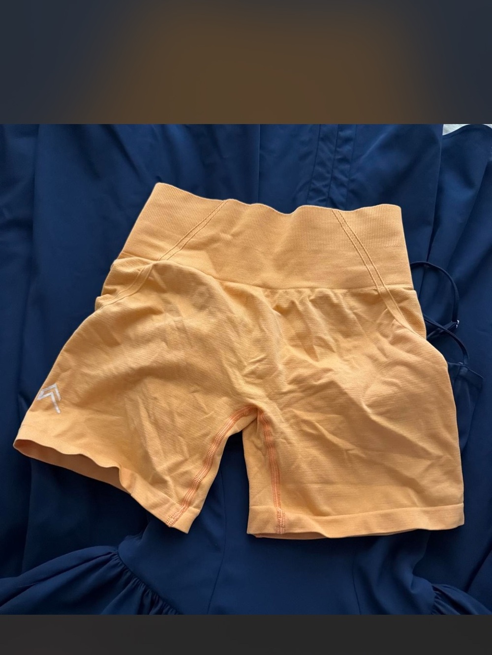 Oner Active Women’s High-Waist Peach Athletic Shorts